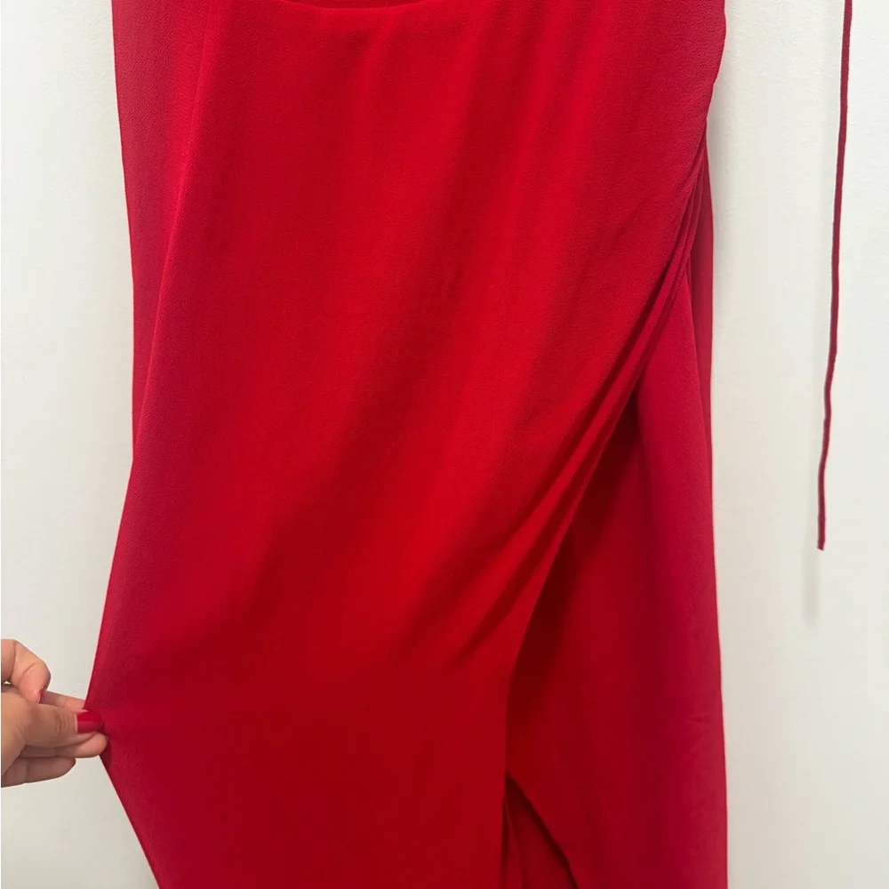 Reformation Kourtney Dress in Red - Picture 6 of 9